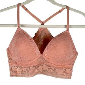 Victoria’s Secret Pink Lace Pull-on Razorback Bra Light Padding Medium